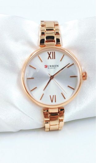 Γυναικείο Ρολόι Curren 41-MN0045 με Μεταλλικό Μπρασελέ από Ανοξείδωτο Ατσάλι Αδιάβροχο Ροζ Χρυσό