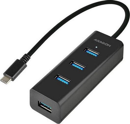 USB 3.0 Hub Axagon 4 Θυρών με Σύνδεση USB-C