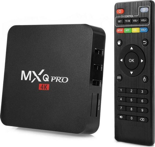 TV Box MXQ Pro 4K UHD με WiFi USB 2.0 16GB RAM & 256GB Αποθηκευτικό Χώρο με Λειτουργικό Android 11.1