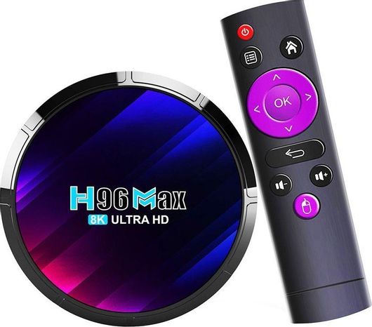TV Box H96 Max RK3528 8K UHD με WiFi USB 2.0/USB 3.0 4GB RAM & 32GB Αποθηκευτικό Χώρο με Λειτουργικό Android 13.0