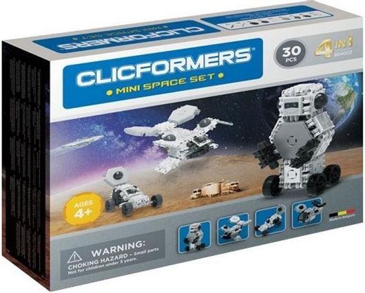 Τουβλάκια Clicformers Space Set 30τμχ για 4+ Ετών