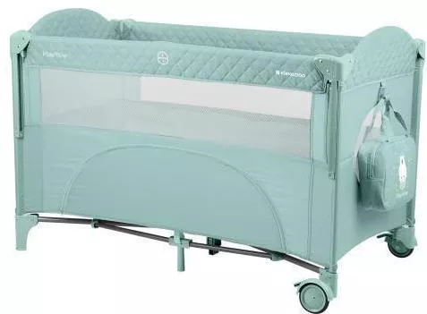 Παρκοκρέβατο Kikka Boo Milky Way 2 Επιπέδων 125x65cm Γαλάζιο 