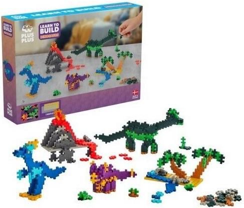 Τουβλάκια Plus Plus Δεινόσαυροι 600τμχ για 5+ Ετών