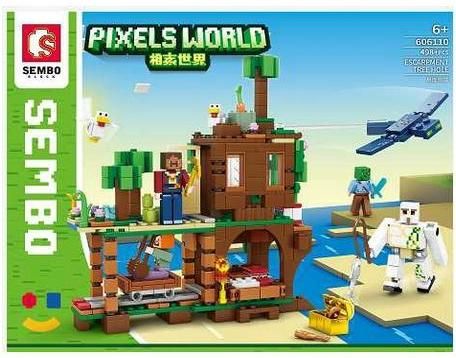Τουβλάκια Sembo Blocks Pixels World 498τμχ για 6+ Ετών