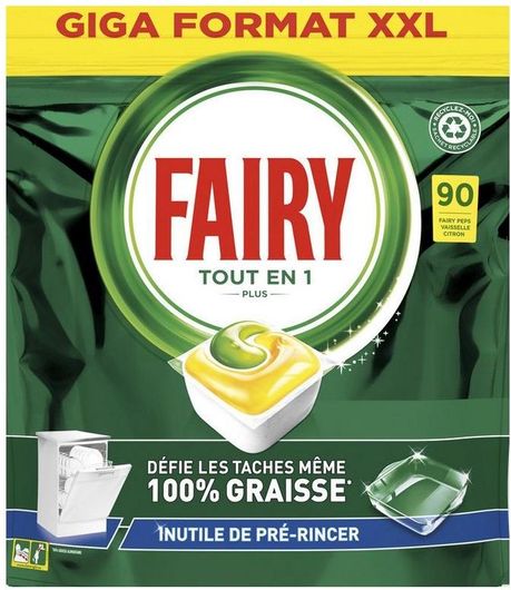 Fairy Original All in One 90 Κάψουλες Πλυντηρίου Πιάτων με Άρωμα Λεμόνι