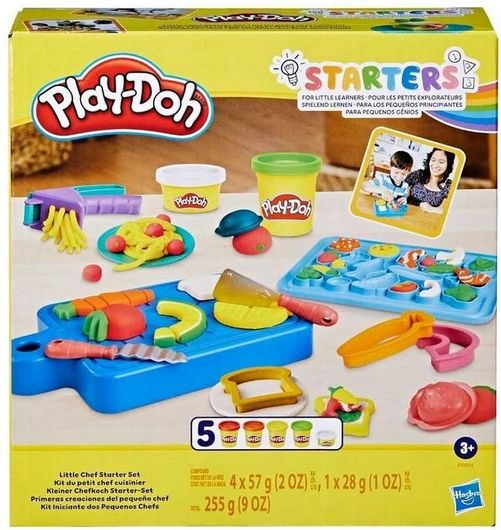 Σετ Παιχνιδιού Πλαστελίνης Hasbro PlayDoh Chef Starter Σετ 5τμχ για 3+ Ετών