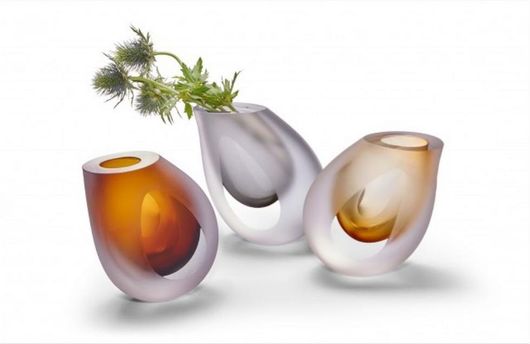 Σετ Διακοσμητικά Βάζα Occhio 139008 από Γυαλί 12.7x7.62x12.7cm 