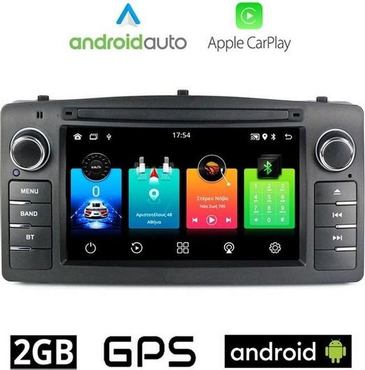 Ηχοσύστημα Αυτοκινήτου για Toyota Corolla 2000-2007 Bluetooth / USB / WiFi / GPS με Οθόνη Αφής 7"