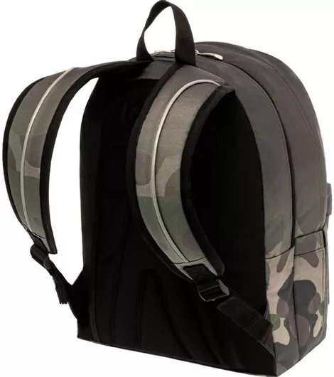 Σχολική Τσάντα Πλάτης Γυμνασίου / Λυκείου Polo Original Double Scarf Χακί Παραλλαγή