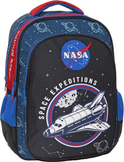 Σχολική Τσάντα Πλάτης Δημοτικού Must Nasa Expeditions Μπλε