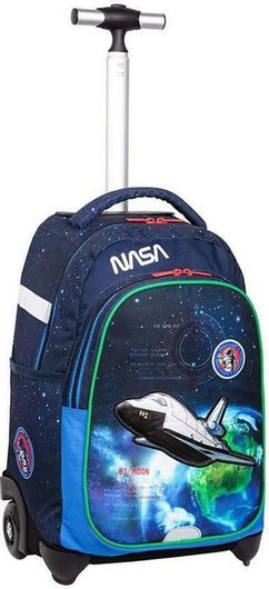 Σχολική Τσάντα Τρόλεϊ Δημοτικού Colorino Jack Nasa Πολύχρωμο