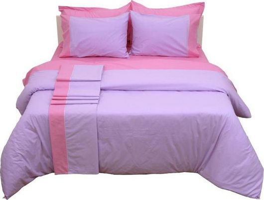 Σετ Μαξιλαροθήκες Viopros Μονόχρωμες 50x70+5 Supreme Φούξια