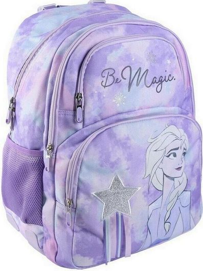 Σχολική Τσάντα Πλάτης Δημοτικού Frozen 2 Λιλά