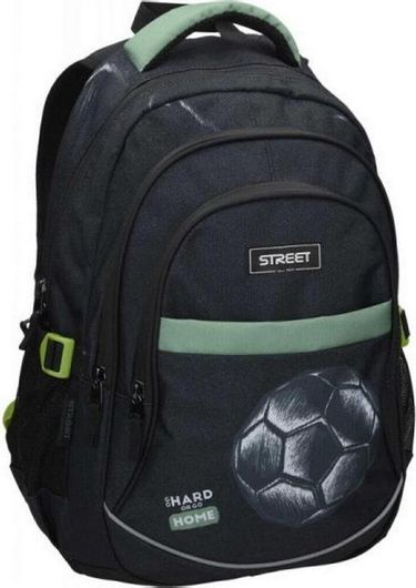 Σχολική Τσάντα Πλάτης Δημοτικού Street Active Ball Μαύρο