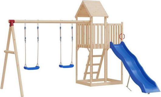 Παιδική Κούνια vidaXL 92307 Κρεμαστή Πλαστική 15x15cm Μπλε για 3+ Ετών