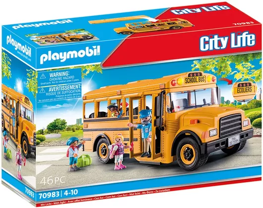 Playmobil City Life Σχολικό Λεωφορείο με Μαθητές για 4+ Ετών #70983