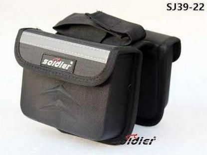 Μπαγκαζιέρα Ποδηλάτου S39-22S Διπλή Μαύρη