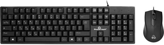 Σετ Πληκτρολόγιο & Ποντίκι Powertech PT-1075 Ελληνικό