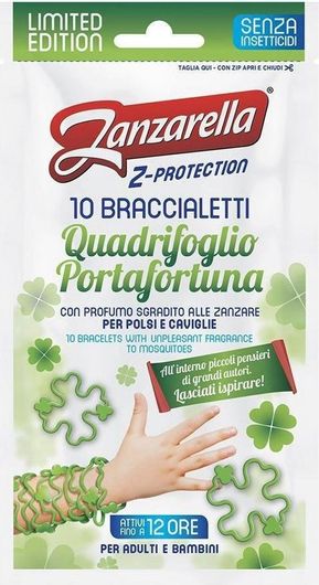 Εντομοαπωθητικά Βραχιόλια Coswell Zanzarella Z-Protection Coloured Bracelets για Παιδιά 10τμχ