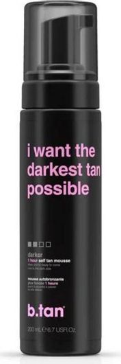 Self Tan B.Tan I Want The Darkest Tan Possible Mousse Σώματος 200ml