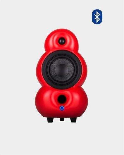 Αυτοενισχυόμενο Ηχείο Scandyna MiniPod BT MKII PS16313 2 Δρόμων με Bluetooth 50W Τεμάχιο Κόκκινο