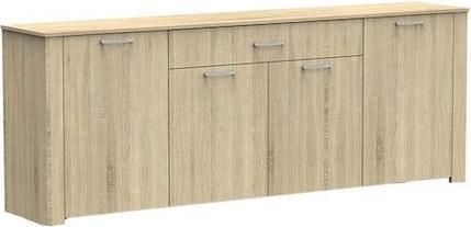 Μπουφές Pakoworld Kinley Ξύλινος Sonoma 210x40x82cm