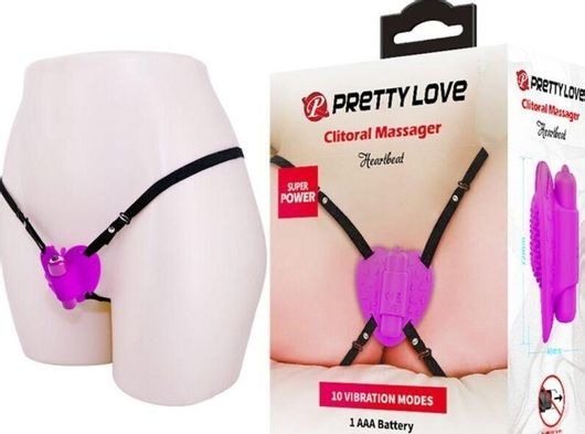 Pretty Love Heartbeat Κλειτοριδικός Δονητής Μωβ