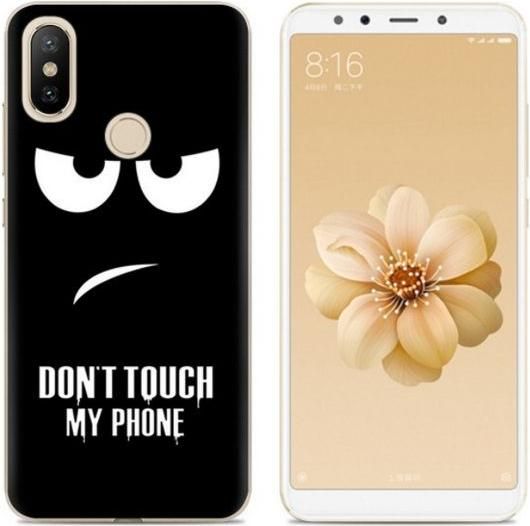 Θήκη Κινητού Back Cover για Xiaomi Mi A2 Πλαστικό Black Smiley