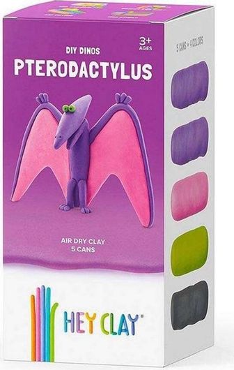 Πηλός Hey Clay Dinos Pterodactylus Πολύχρωμο