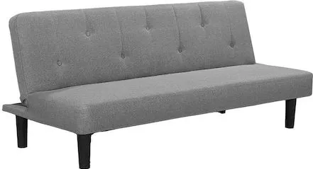 Καναπές Κρεβάτι Pakoworld Breathe Διθέσιος 167x77cm Γκρι