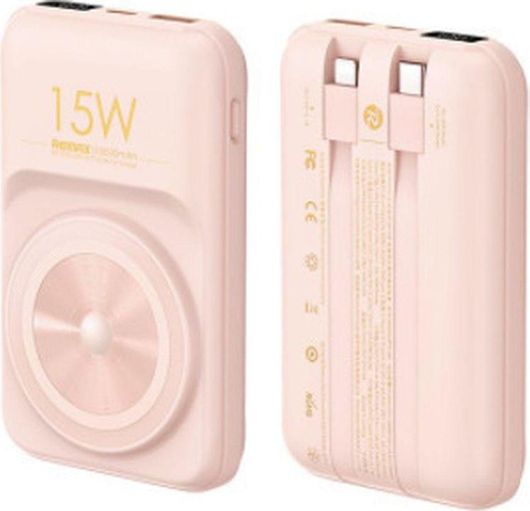 Power Bank Remax RPP-281 10000mAh 22.5W με Θύρα USB-C Power Delivery Ροζ