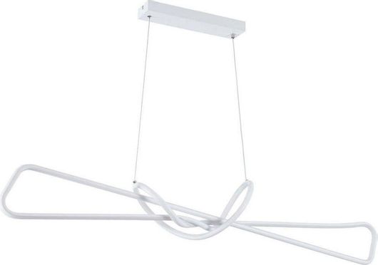 GloboStar Dolores Κρεμαστό Φωτιστικό Λευκό Ράγα 110x17εκ.