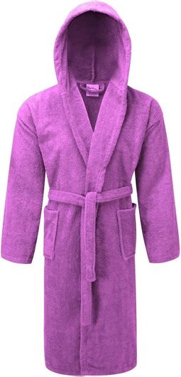 Μπουρνούζι Κόμβος Πετσετέ με Κουκούλα 400gr / m2 100% Cotton Lilac Extra Large