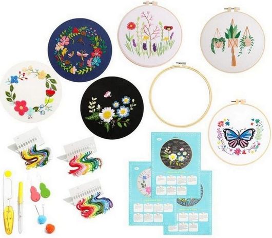 Κεντήματα Next Εργόχειρο Floral Σετ 6τμχ