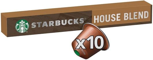 Starbucks Κάψουλες Espresso House Blend Συμβατές με Μηχανή Nespresso 10caps