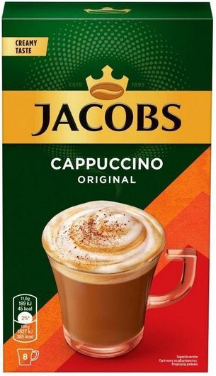 Στιγμιαίος Καφές Jacobs Cappuccino 8x11.6gr