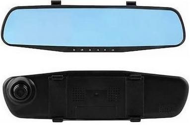 Καθρέπτης με Κάμερα DVR Αυτοκινήτου 1080P με Οθόνη 4.3" με Κλιπ & Κάμερα Οπισθοπορείας