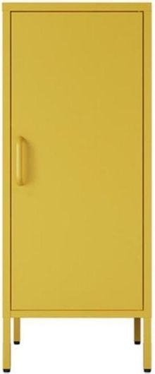 Μονόφυλλη Ντουλάπα Next HM-A2 Μεταλλική με 2 Ράφια 42x35x102cm Κίτρινο