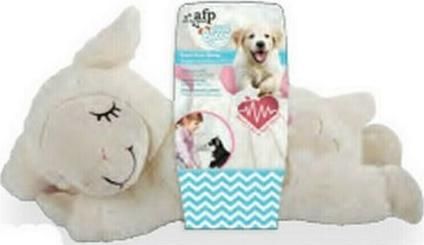 Λούτρινο Παιχνίδι για Κουτάβι All For Paws Little Buddy Heart Beat Sheep με Ήχο Small 38cm Λευκό