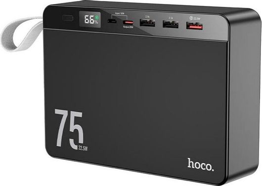 Power Bank Hoco J94 Overlord 22.5W 75000mAh με Θύρες USB-A / USB-C / micro USB Μαύρο