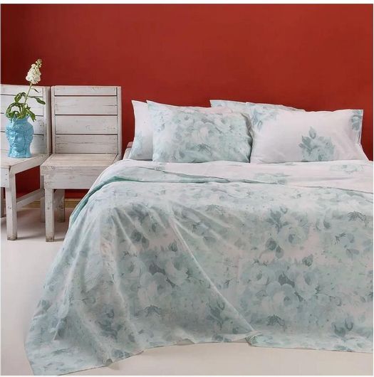 Σετ Μαξιλαροθήκες Melinen Porchia 50x70cm Aqua