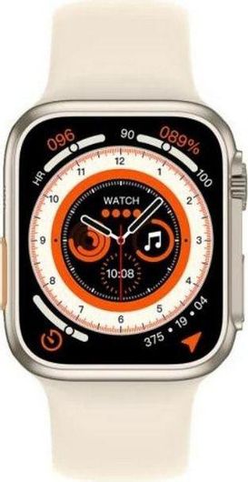 Smartwatch Z55 Ultra 1.29" Aluminium Case & Silicone Strap White