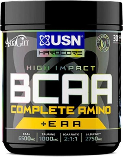 USN Hardcode High Impact BCAA Complete Amino & EAA 400gr Μήλο