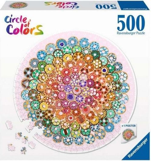 Puzzle Circle Colors - Donuts 2D 500 Κομμάτια