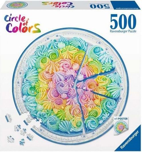 Puzzle Circle Colors - Rainbow Cake 2D 500 Κομμάτια