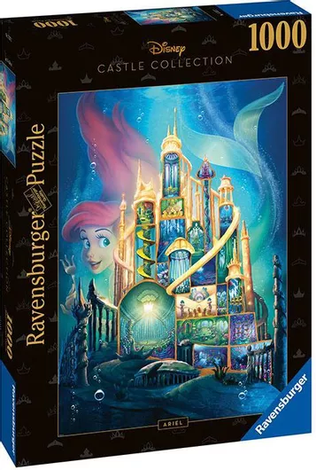 Puzzle Disney Castles Ariel 2D 1000 Κομμάτια