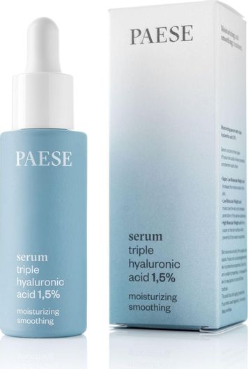 Paese Triple Acid 1,5% Ενυδατικό & Αντιγηραντικό Serum Προσώπου με Υαλουρονικό Οξύ για Αποτοξίνωση 30ml