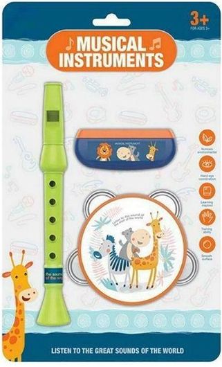 Παιδικά Μουσικά Παιχνίδια ToyMarkt Σετ 3τμχ για 3+ Ετών