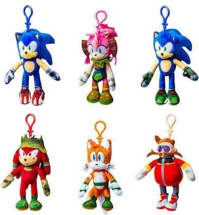Μπρελόκ PMI Sonic Prime Clip On Plush Character 15cm Τυχαίας Επιλογής