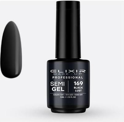 Ημιμόνιμο Βερνίκι Νυχιών Elixir 169 Black Lust 15ml